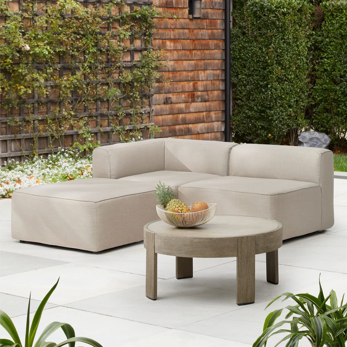 Open Box Modular Remi Outdoor Sectional Ecomm Westelm.com