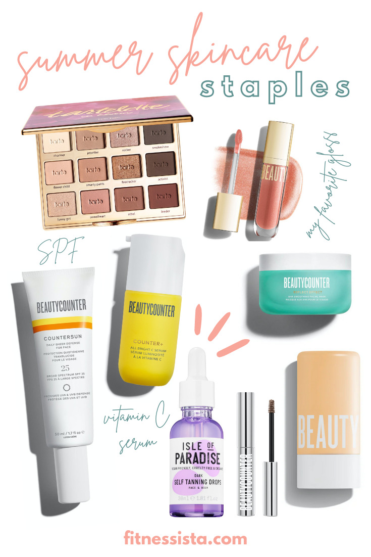 Summer Skincare and Makeup Staples
