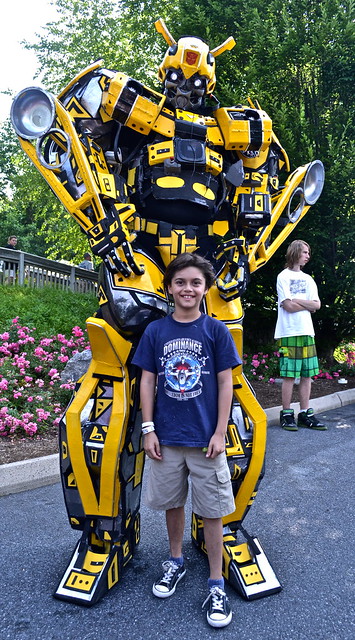 transformers in Hershey Park at pennsylvania USA
