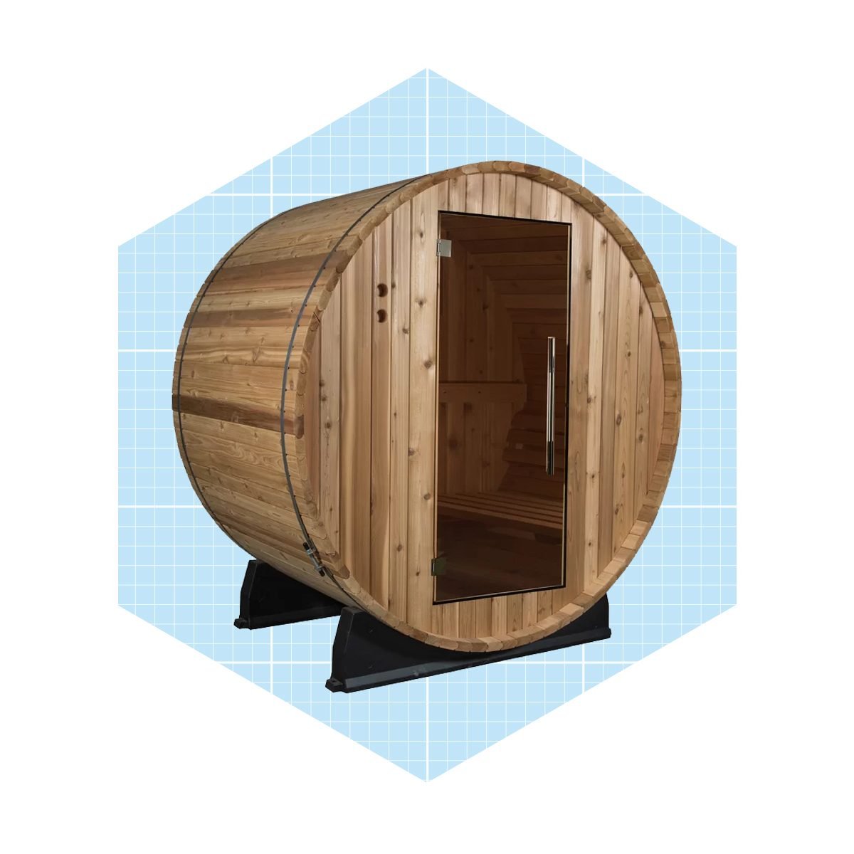 Almost Heaven Saunas Salem 2 Person Traditional Steam Sauna In Cedar Ecomm Wayfair.com