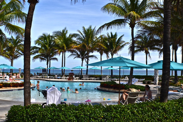 The Breakers Hotel, Palm Beach, Florida - The Beach Club - family pool area