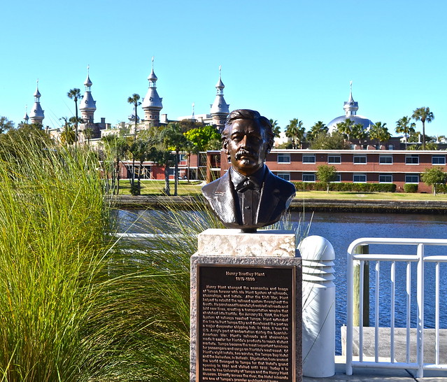 Henry Plant bust at tampa bay florida