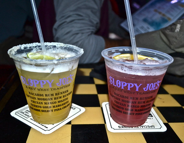 drinks up at sloppy joe's bar key west 