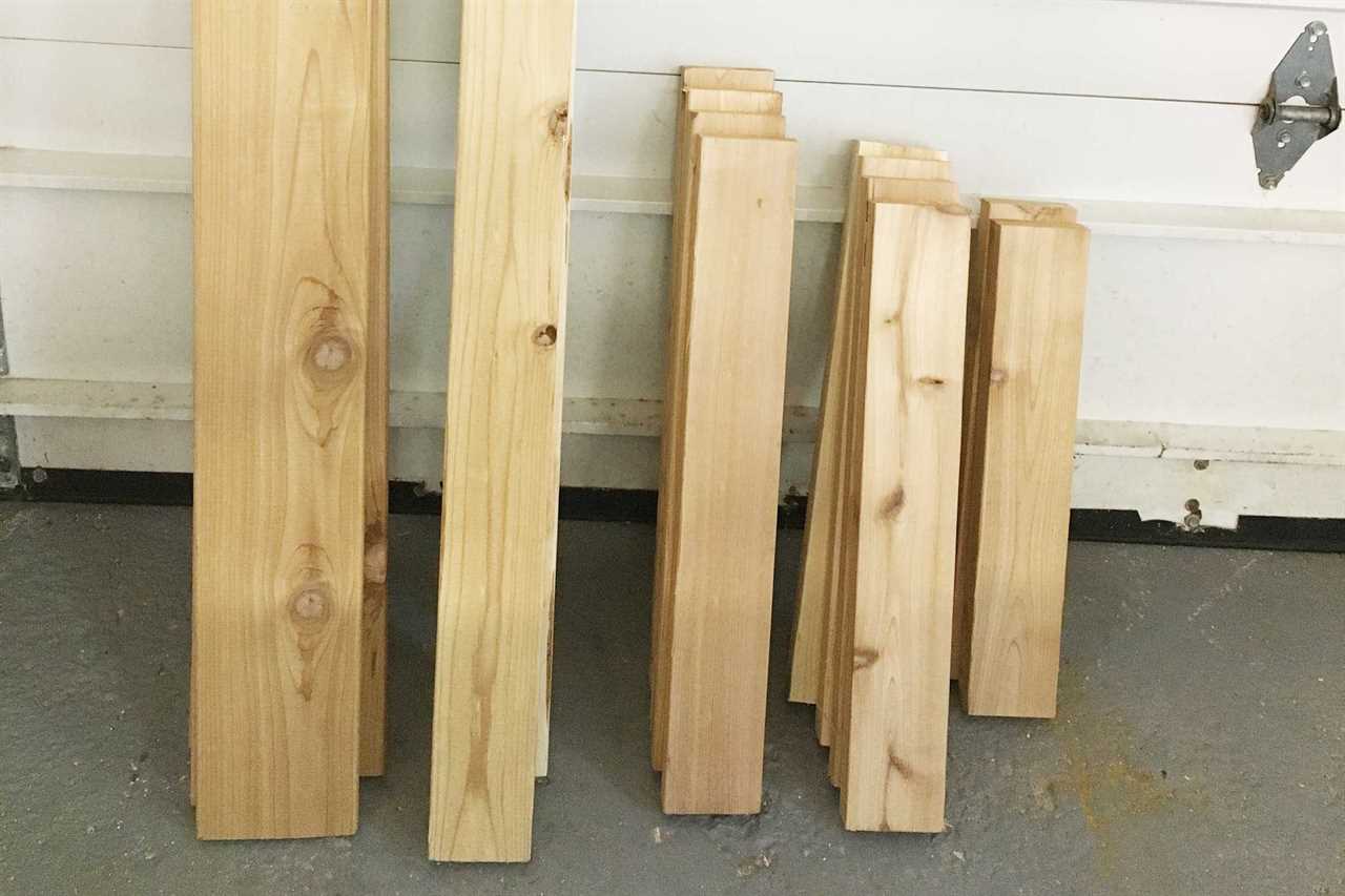 Cut boards to length