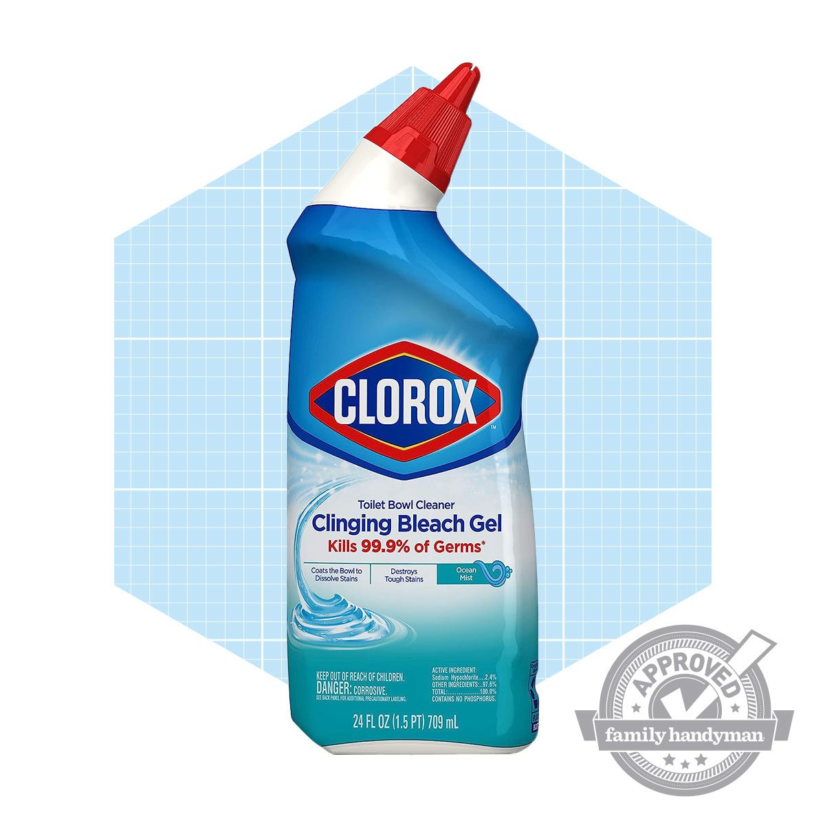 Clorox Toilet Bowl Cleaner Clinging Bleach Gel