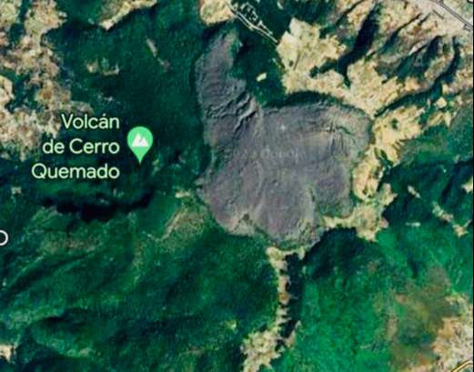 cerro quemado xela satelite view