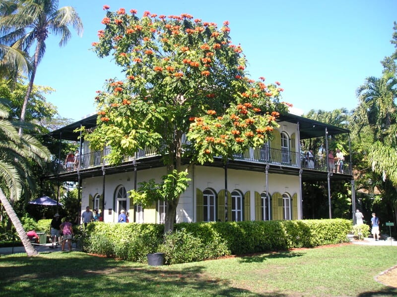 Ernest Hemmingway Home and Museum in Pet Friendly Key West, FL