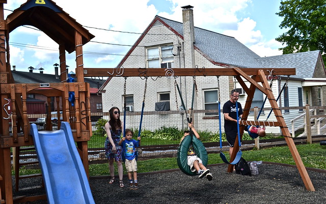 playground at Strasburg Railroad