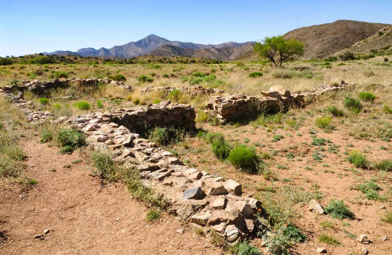 Landscape at Fort Bowie National Historic Site in Arizona