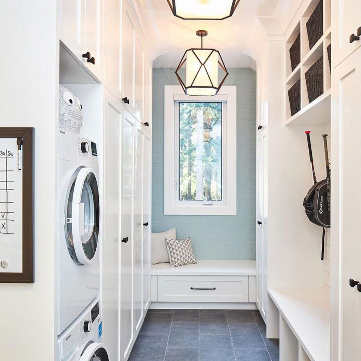 Small Mudroom Laundry Room