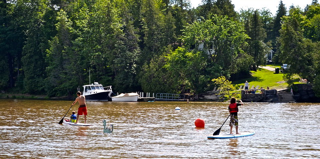 paddle boarding on lake champlain Basin Harbor Club, Vermont