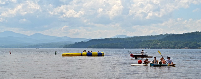 swimming and diving on lake champlain Basin Harbor Club, Vermont