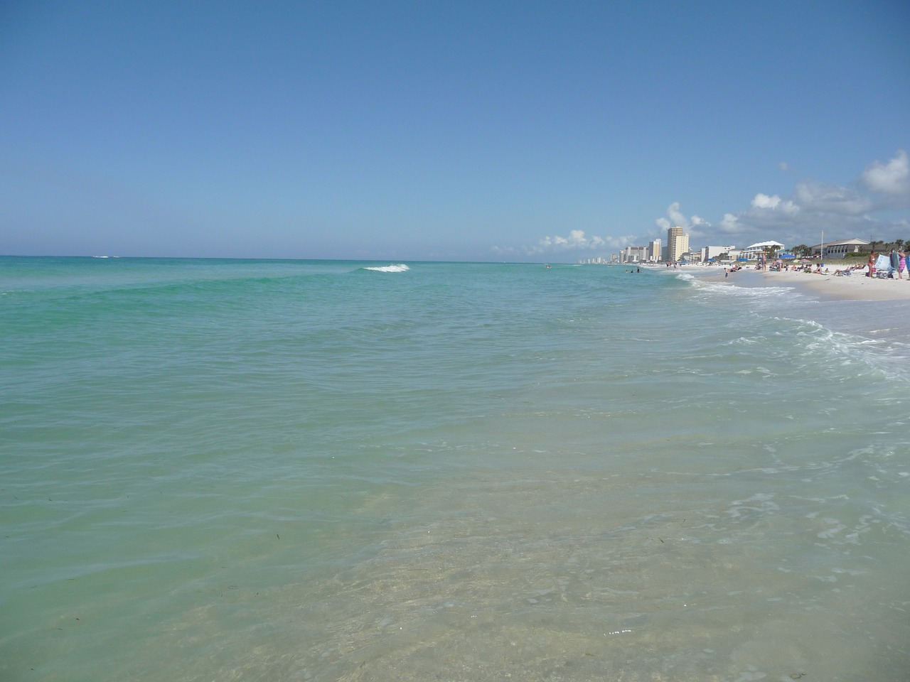 a sunny beach spot in the united states