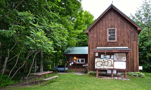 entrance Brewster River Campground - Smugglers Notch VT