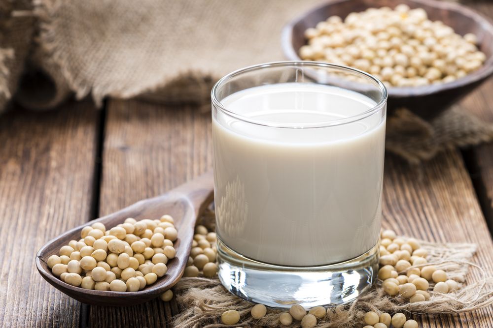 Soy milk substitute for evaporated milk