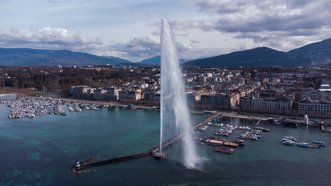 Skyline of Geneva