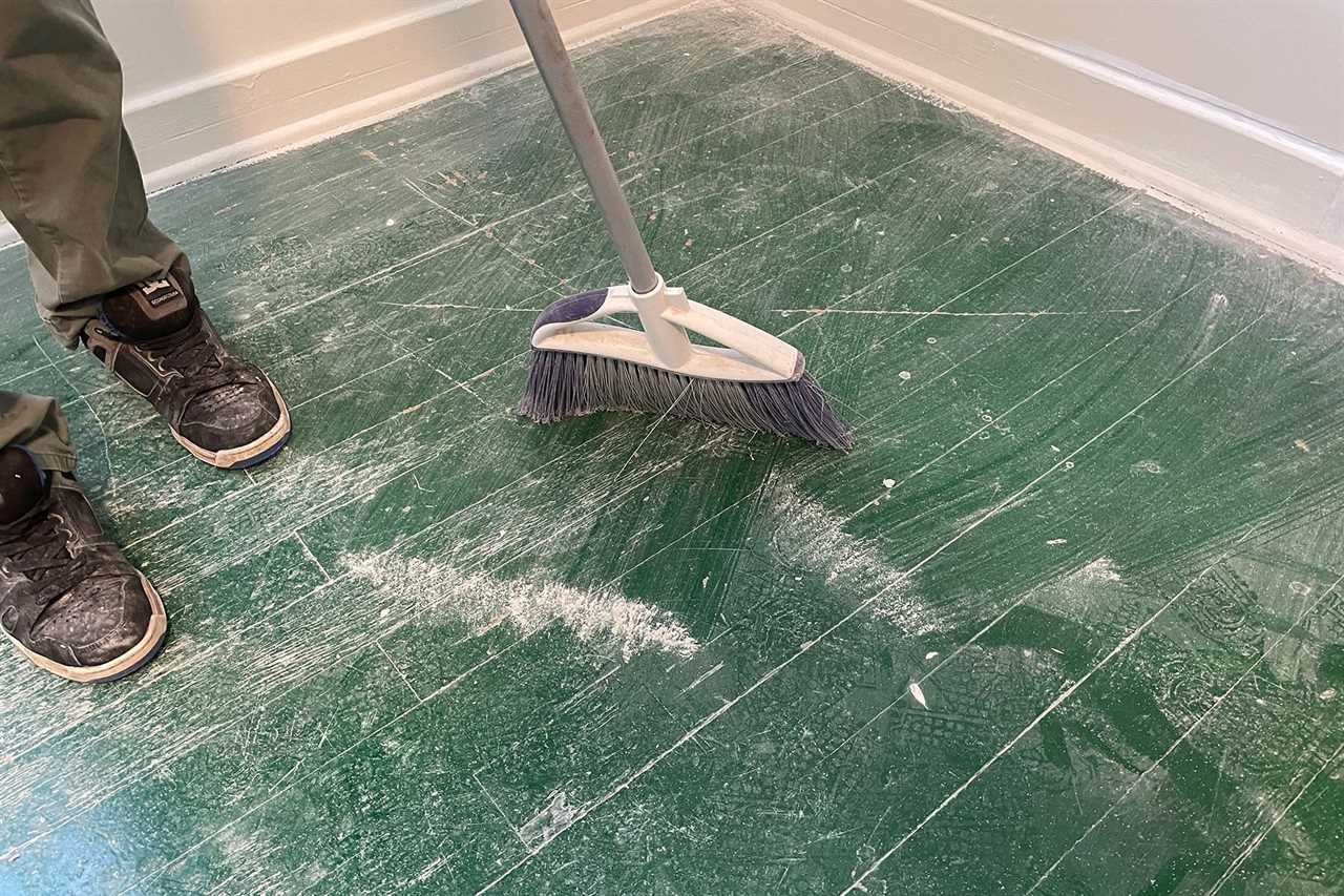 Sweeping the floor 