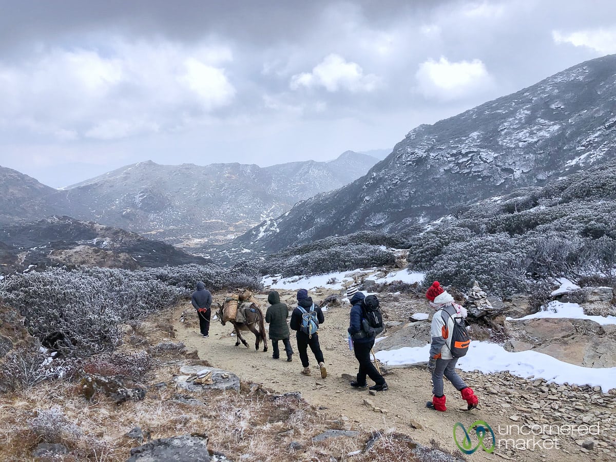 Druk Path Trek in Winter, Bhutan