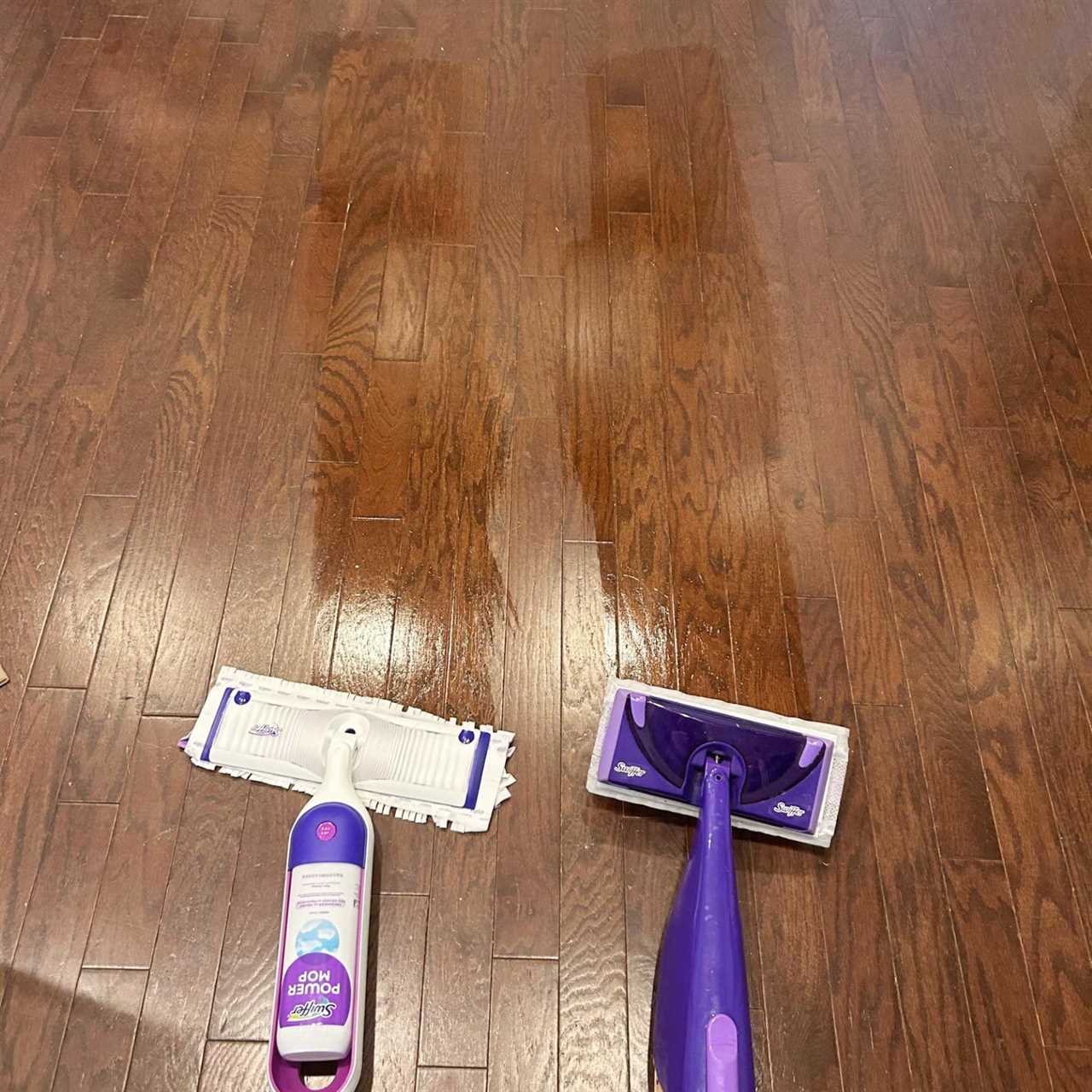 Swiffer WetJet vs Swiffer PowerMop wet wood floor