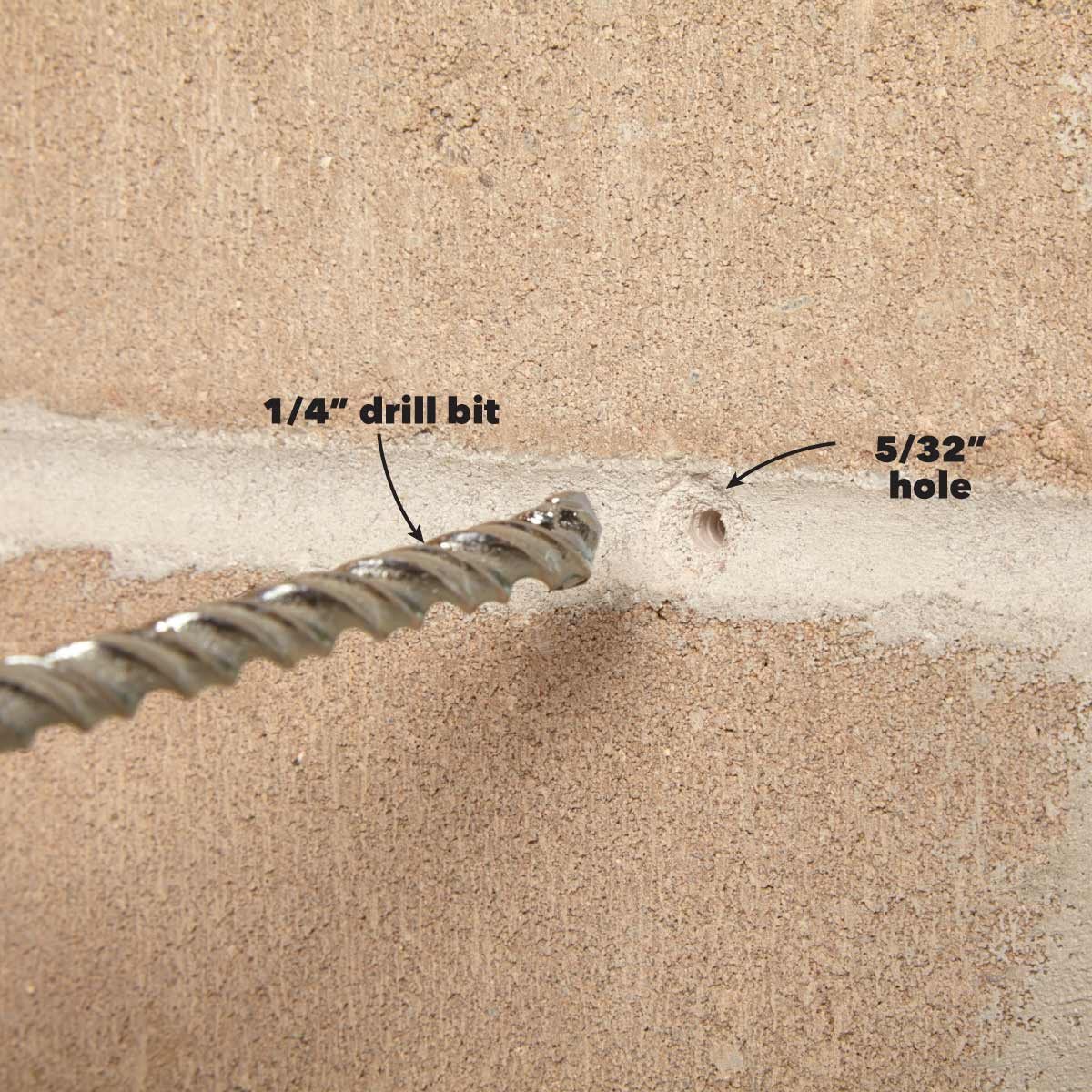 rotary vs. hammer drill smaller hole first