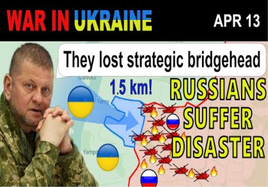 13 Apr: RUSSIANS LOSE 106 TANKS & AFVs, AND 1.5 KM OF THE GROUND! | War in Ukraine