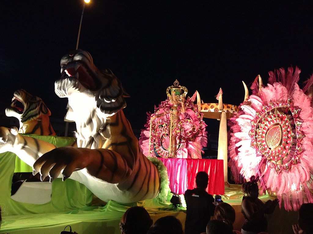 Float in Panama Carnival